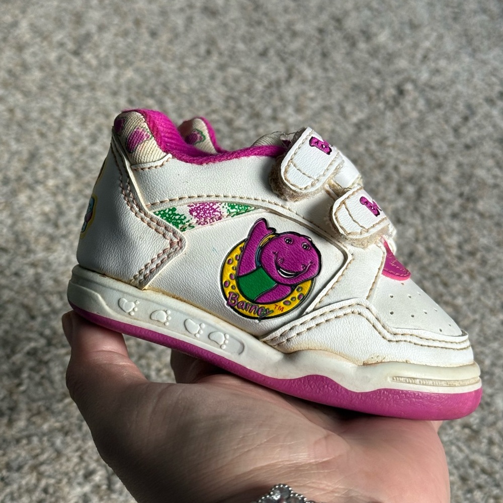 Vintage Barney Toddler Sneakers